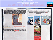 Tablet Screenshot of jackydonovan.com